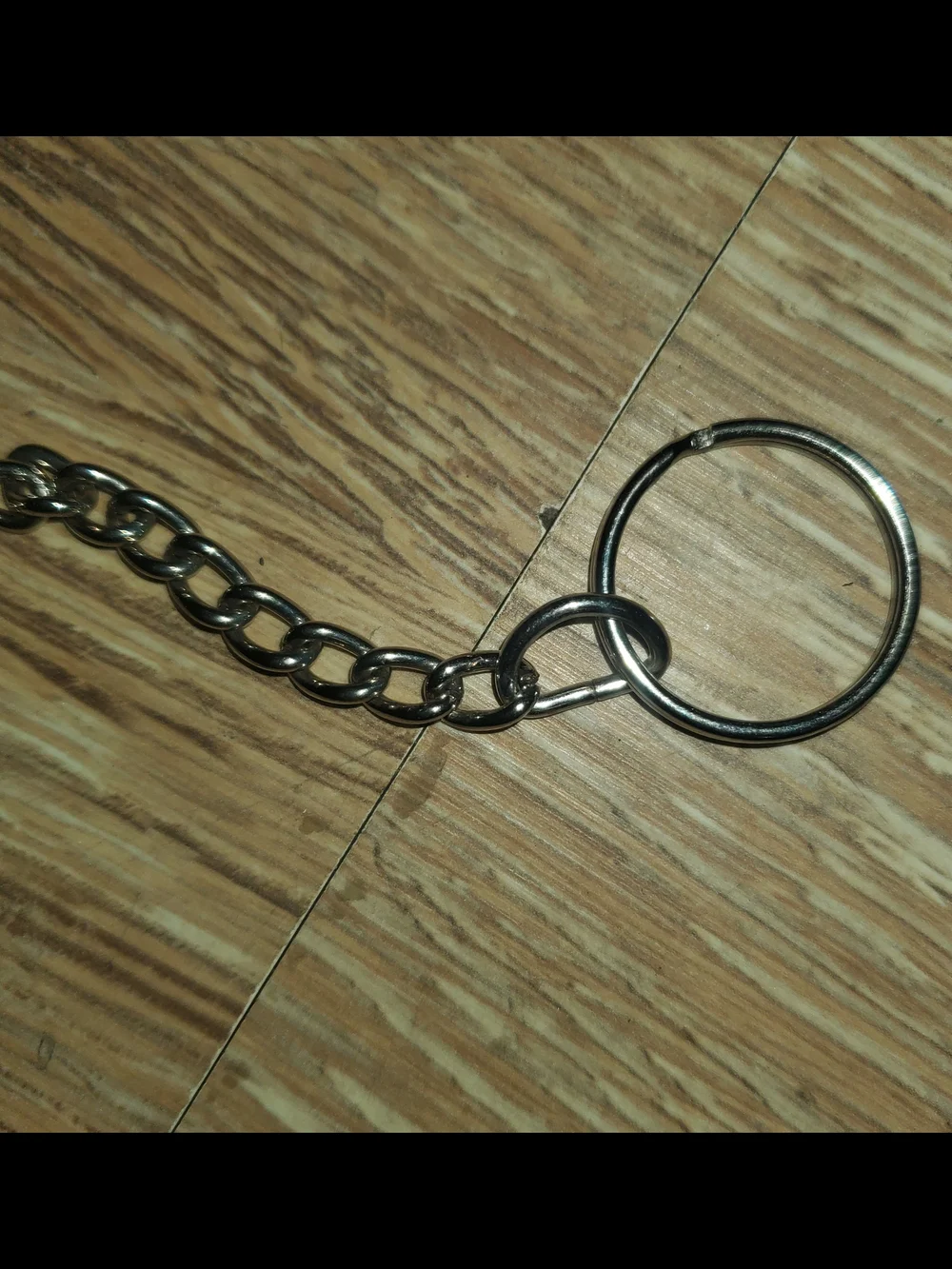 Silver Harley Quinn Hammer  Keychain in Gunmetal